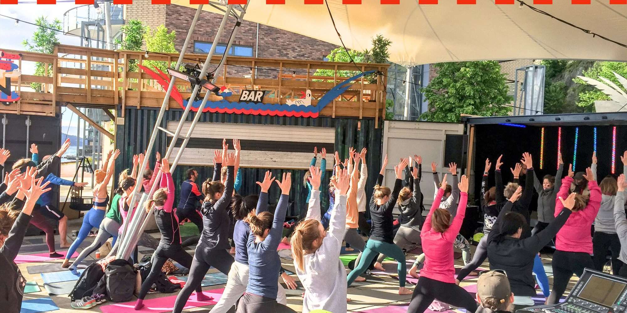 Live Yoga med Bergen Yogaband