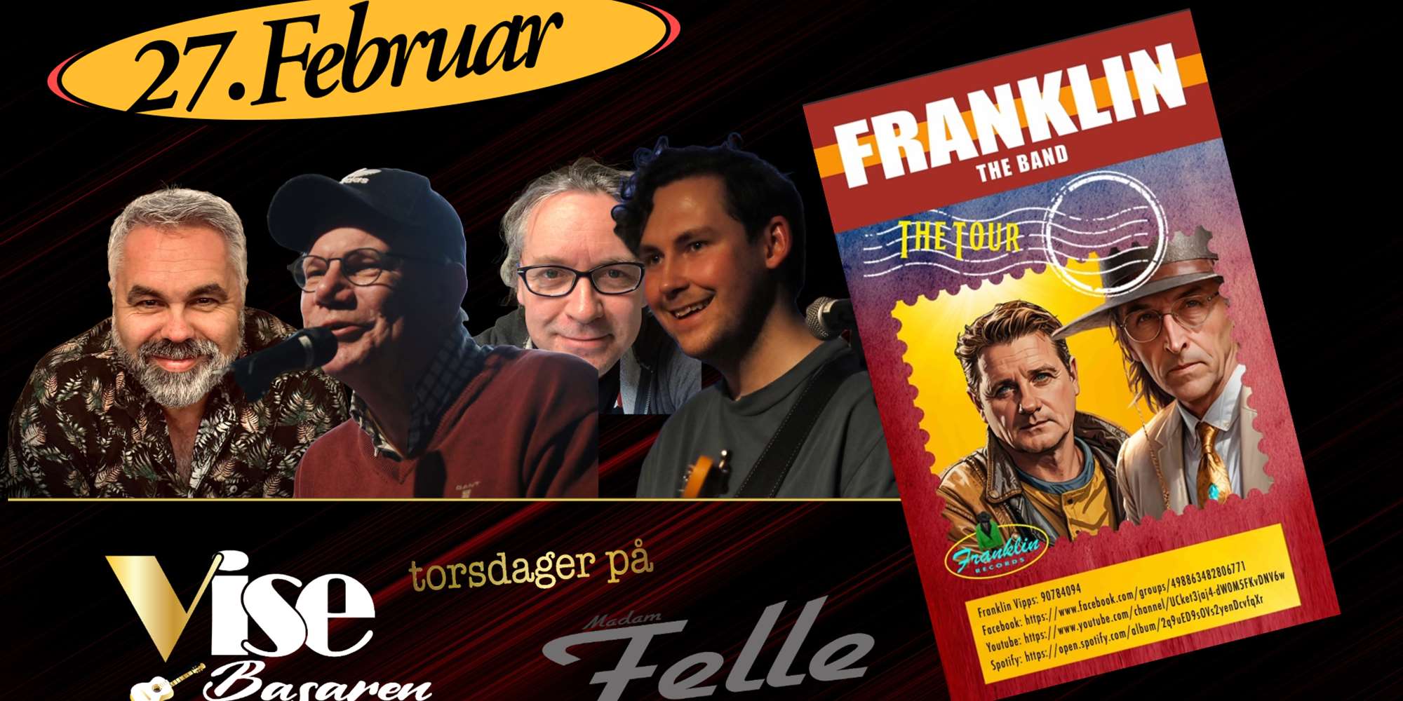 VISEBASAREN - med FRANKLIN..!