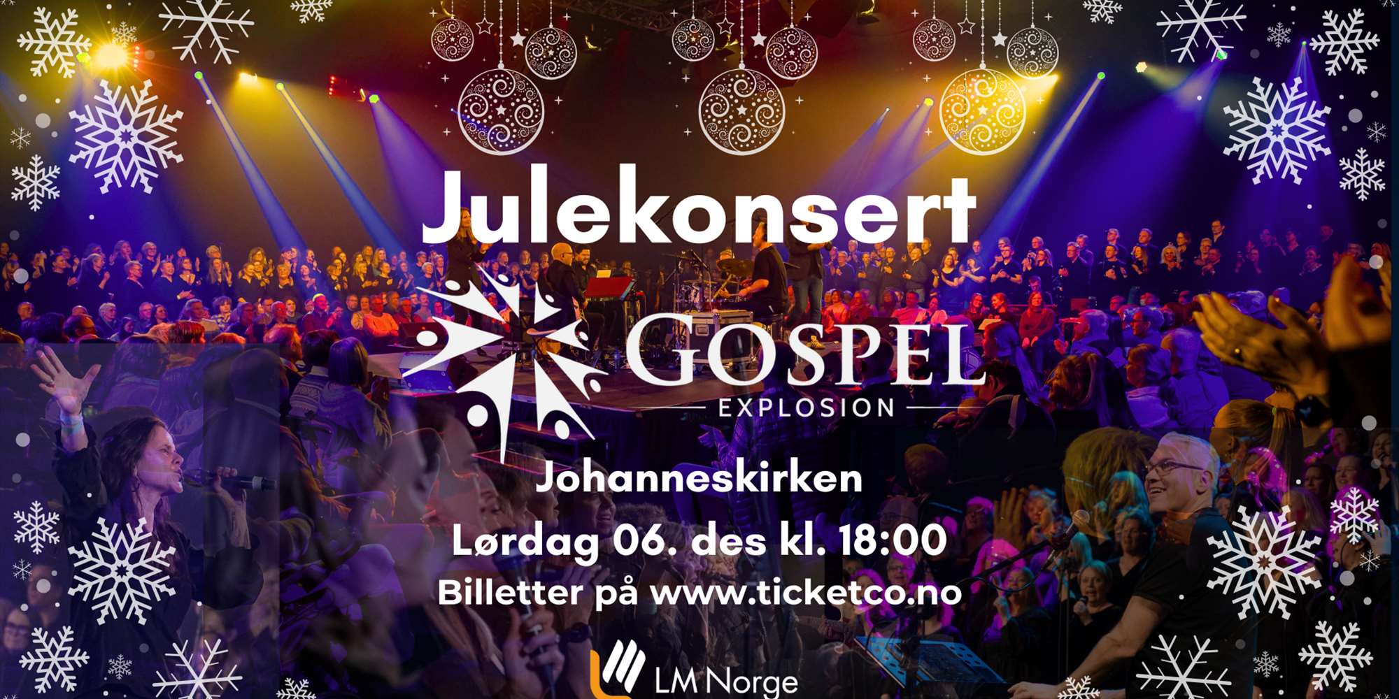 Julekonsert med Gospel Explosion Bergen