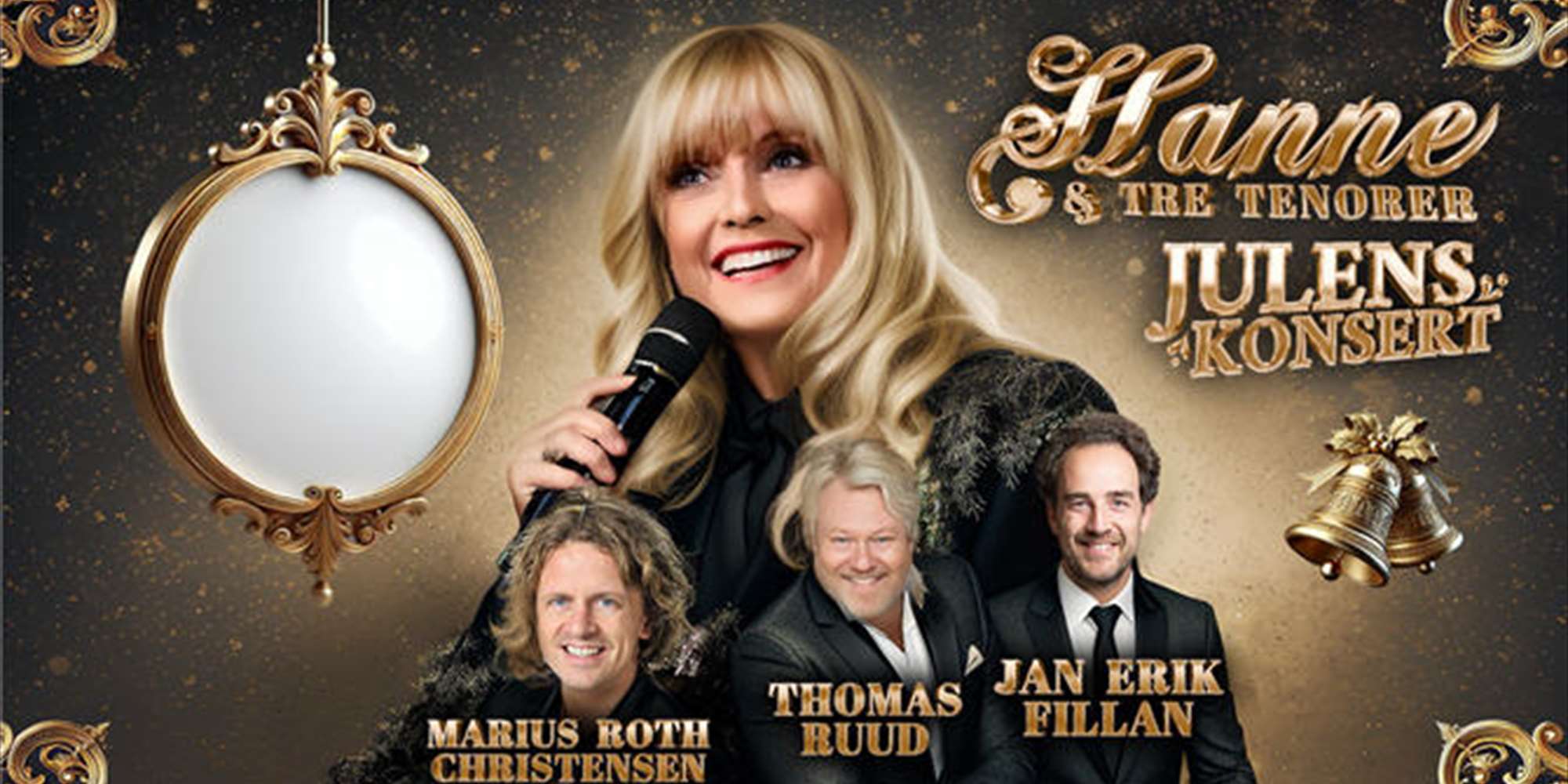 Julekonsert med Hanne & Tre Tenorer