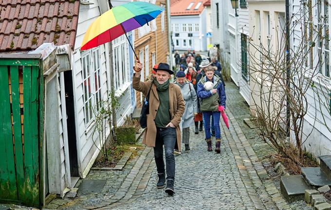 City Walk in Literary Bergen