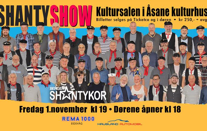 Shantyshow med Bergen Shantykor