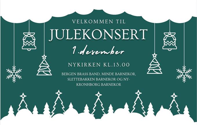 Julekonsert Bergen Brass Band m/barnekor